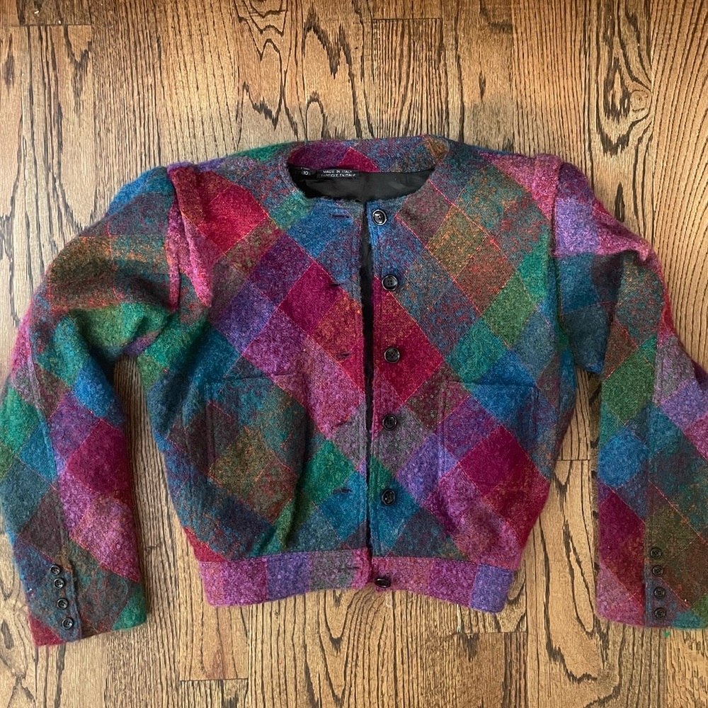 Wool retro 90's jacket